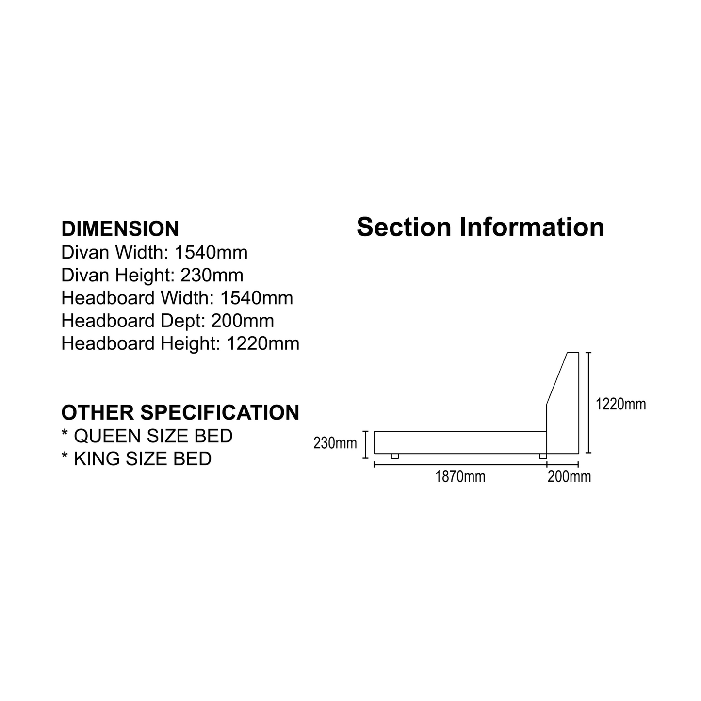 ASHTON Bedframe | Complimentary Gift with BYRON Mattress Purchase