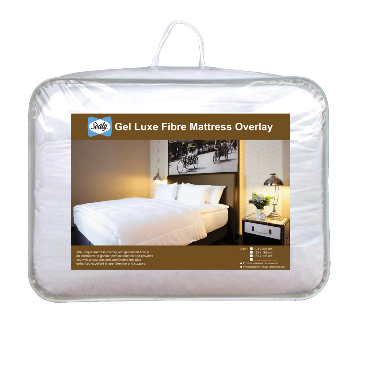 GEL LUXE FIBRE MATTRESS OVERLAY