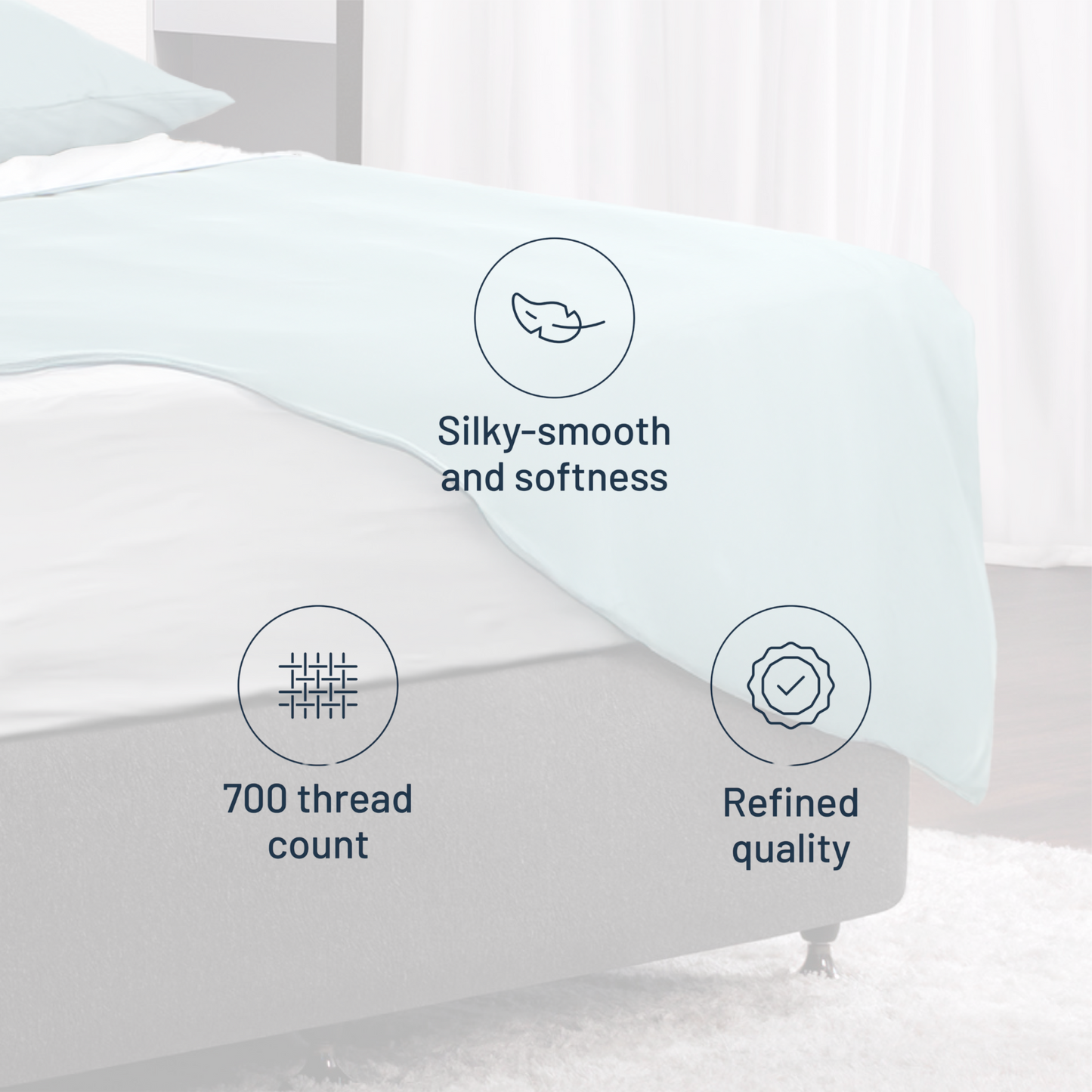 MICRO MODAL PREMIUM IV COLLECTION BED LINEN 5PCS/SET