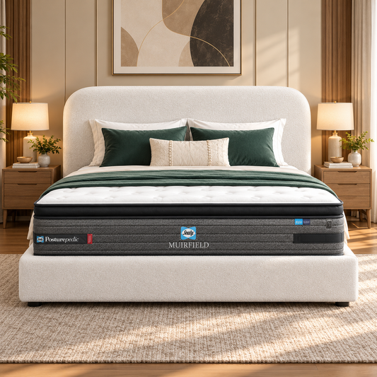 POSTUREPEDIC BEDSET - MUIRFIELD + ARIA BEDFRAME