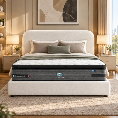 PREMIUM POSTUREPEDIC BEDSET - ARLINGTON + ARIA BEDFRAME