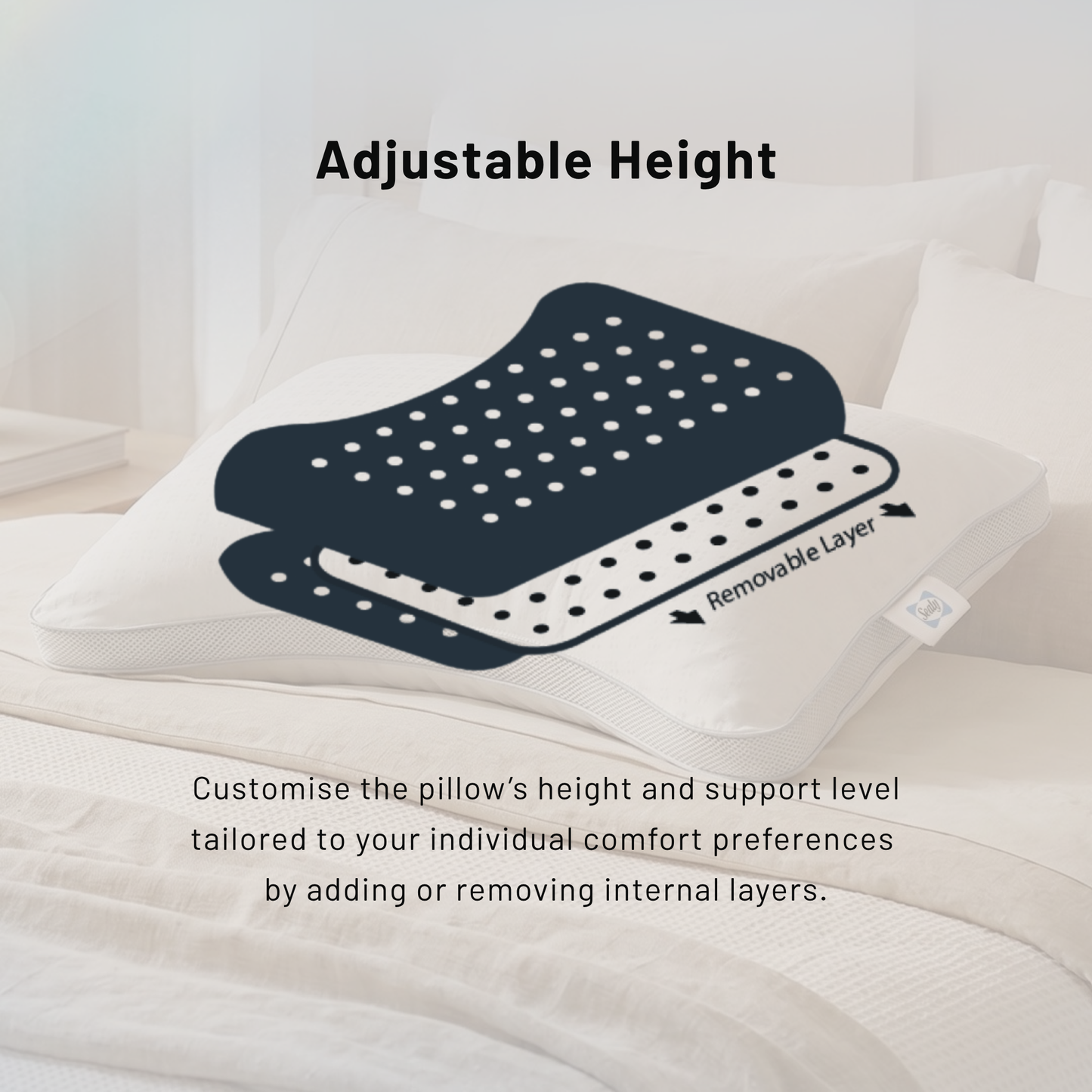 SEALY CLOUD AIR SHOULDER PILLOW [NEW]